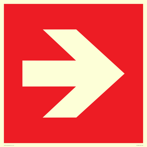 Right arrow (white on red background)